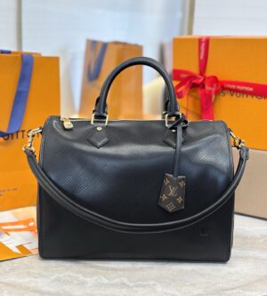 루이비통 스피디 소프트 30 블랙 에피 여성 토트백 M25671