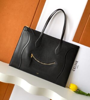 셀린느 25FW 플랫 카바스 뉴 러기지 스마일링 토트 숄더백 123963GW4