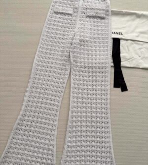 샤넬 26C 코튼 니트 팬츠 P81033