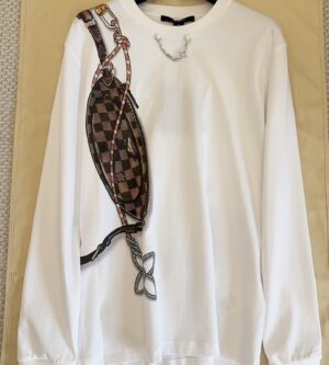 루이비통 킵잇 프린트 긴팔 티셔츠 1AIOXW