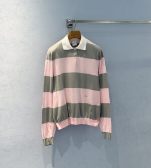 디올 마리니에르 롱 슬리브 폴로 셔츠 624S11A7072