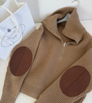 프라다 립 니트 캐시미어 스웨터 니트 P24S2M