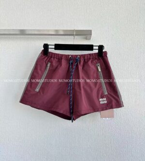 미우미우 테크니컬 패브릭 반바지 MP1809