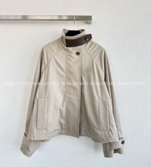 로에베 코튼 실크 쇼트 파카 자켓 S359Y02XFE