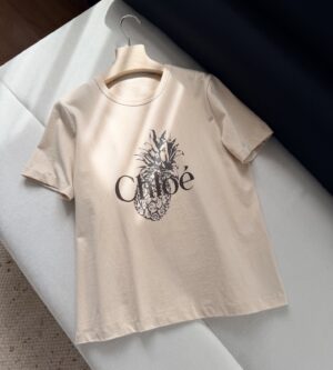 끌로에 코튼 저지 반팔 티셔츠