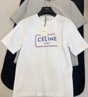 셀린느 코튼 저지 루즈 티셔츠 RX0IA507Z