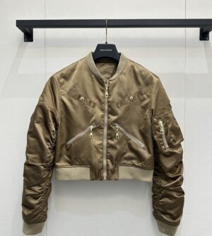 루이비통 크롭드 루시드 슬리브 보머 자켓 1AJGVV