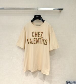 발렌티노 엠브로이더리 코튼 티셔츠 8B3MG26AA5J