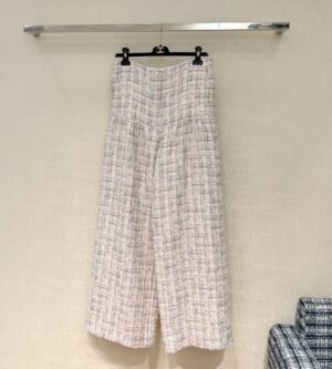 샤넬 26ss 코튼 트위드 팬츠 P80524