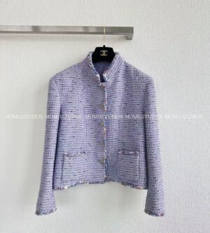 샤넬 코튼 트위드 시퀸 자켓 P80844