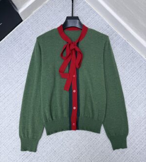 구찌 웹(Web) 니트 울 캐시미어 가디건 864967