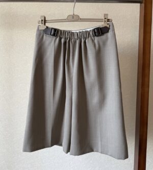 로에베 프레스드 크리즈 벨트 쇼츠 반바지 S540Y1AX04