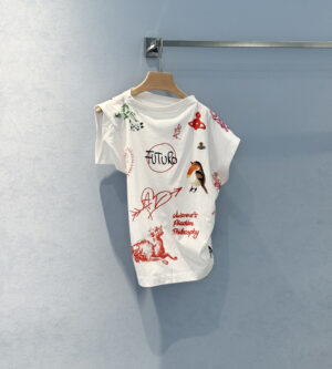 비비안웨스트우드 언발란스 반팔 티셔츠