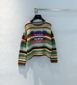 셀린느 물리네 알파카 울 크루넥 니트 RY0PR2V08