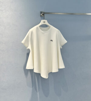 로에베 코튼 혼방 케이프 반팔 티셔츠 S540Y22X87