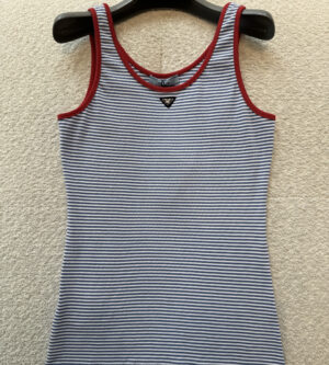 프라다 ﻿26SS 나시 탑 블루 39659O