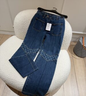 루이비통 모노그램 액센트 로 데님 진 청바지 1AJGBR