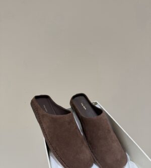 더로우 Piper 스웨이드 뮬 슬리퍼