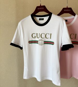 구찌 프린트 코튼 저지 반팔 티셔츠 865051