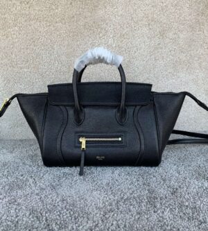 셀린느 서플 샤이니 램스킨 리틀 러기지 토트백 124213GW2