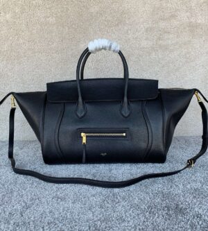 셀린느 서플 샤이니 램스킨 러기지 토트백 L100E3GW2