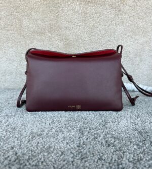 셀린느 부드러운 램스킨 트리오 플랩 숄더백 10P862O86