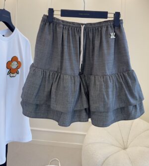 루이비통 러플 헴 스커트 1AJHC7