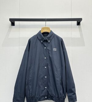 미우미우  포플린 블루종 자켓 ML1264