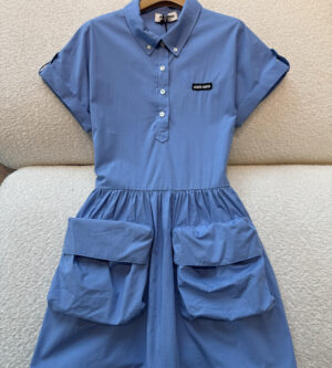 미우미우 포플린 원피스 MF6142