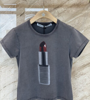 알렉산더왕 립스틱 프린트 로고 티셔츠