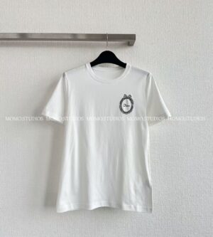 디올 리비에라 메달리옹 반팔 티셔츠 643T13A4781