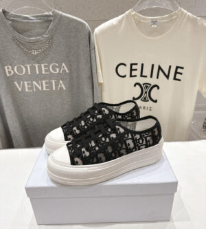 디올 오블리크 워크 앤 디올 플랫폼 여성 스니커즈 운동화 트렌치 KCK546OEN