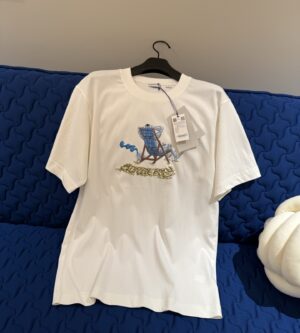 버버리 비치 나이트 코튼 티셔츠 81234831