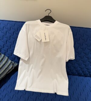 아크네스튜디오 릴랙스 핏 새틴 로고 티셔츠