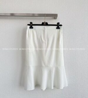 샤넬 26SS CC로고 자카드 실크 미디스커트 P81189