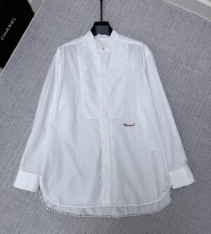 샤넬 체인 코튼 셔츠 블라우스 P81770