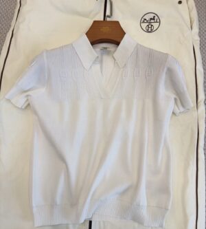 에르메스 반팔 니트 폴로 셔츠 H6E2659