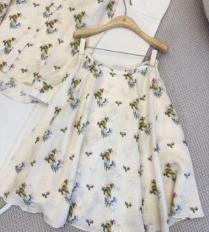 디올 시크릿 가든 플레어 미디 스커트 치마 621J68A6979