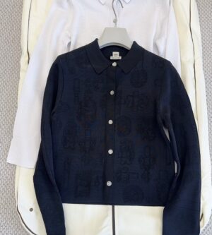 에르메스 Ferronnerie 긴팔 가디건 H6E2732D