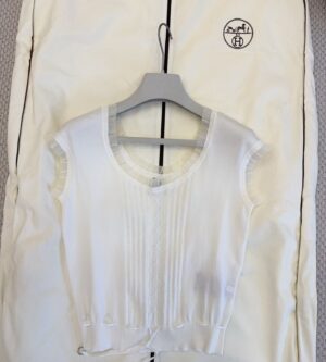 에르메스 러플 반팔 니트 H6E2663D