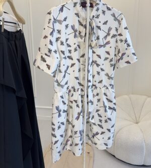 구찌 실크 프린트 미니 원피스 855659