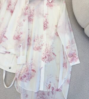 디올 리비에라 롱 셔츠 블라우스 641B44A3A95