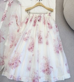 디올 리비에라 플레어 미디 스커트 치마  641J99A3A95