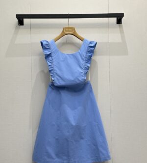 미우미우 포플린 에이프런 원피스 MF6301